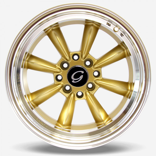 [Marquee] 15-G-LINE-8014-GOLD 15" G Line 8014 Gold Wheel/Tire Package
