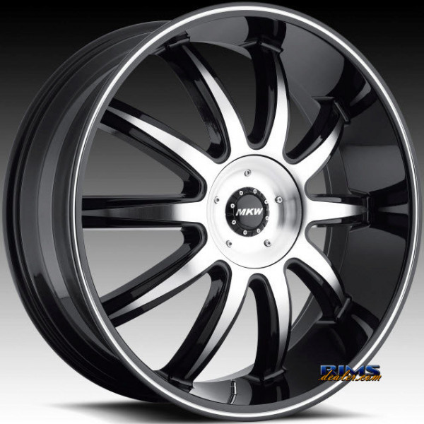 [MKW] 24-MKW-M112 24" MKW M112  Wheel/Tire Package