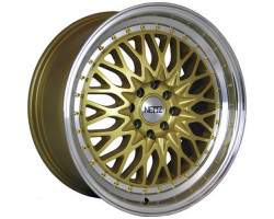 [20" Neoz 5017] 20-NEOZ-5017 20" Neoz 5017 Gold Wheel/Tire Package