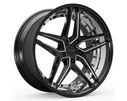 [Rosso] 22-ROSSO-REACTIVE-BLACK 22" Rosso Reactive Black Wheel/Tire Package