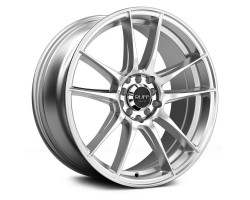 [Ruff] 18-RUFF-RACING-R364-SILVER 18" Ruff Racing R364 Silver Wheel/Tire Package