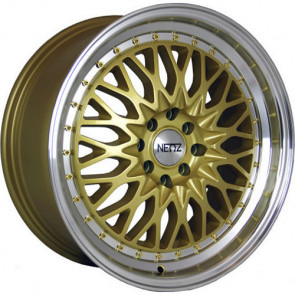 [20" Neoz 5017] 20-NEOZ-5017 20" Neoz 5017 Gold Wheel/Tire Package