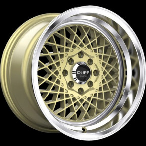 [Ruff] 15-RUFF-R362 15" Ruff Racing R362 Gold Wheel/Tire Package