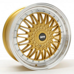 [STR] 17-STR-606-GOLD 17" STR 606 Gold Wheel/Tire Package