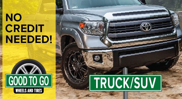 No Credit Needed At GTG | Truck and SUV Wheels & Tires
